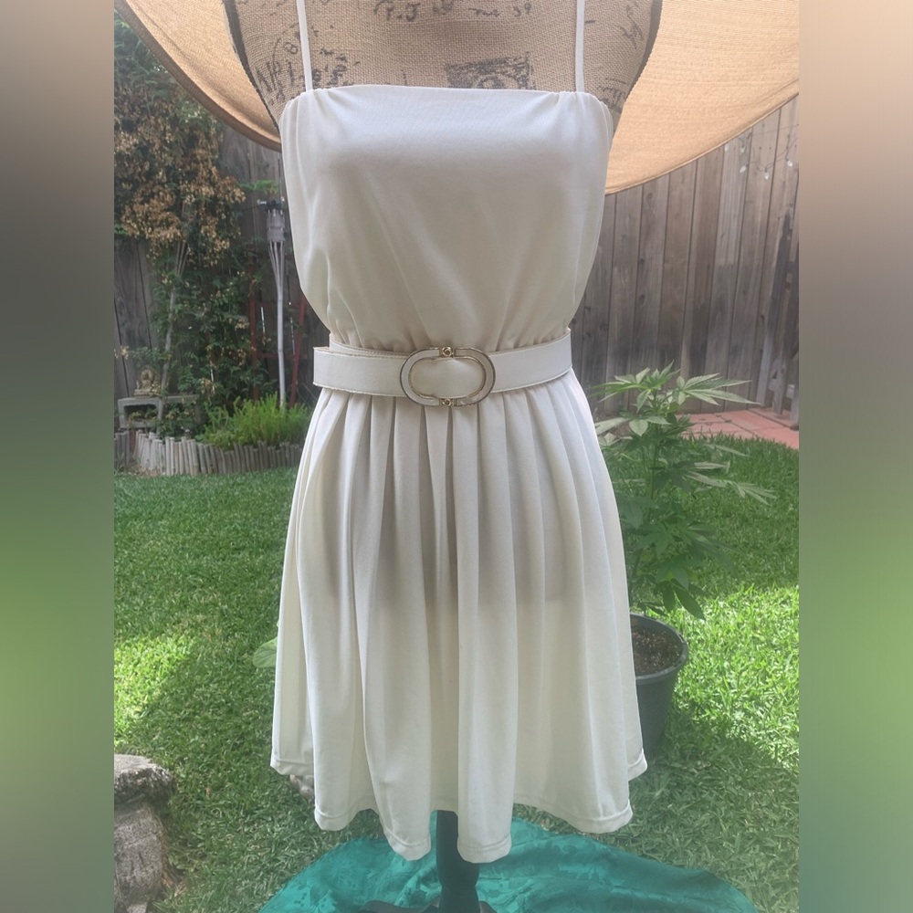 70’s Vintage Aria Pleated Disco Dress